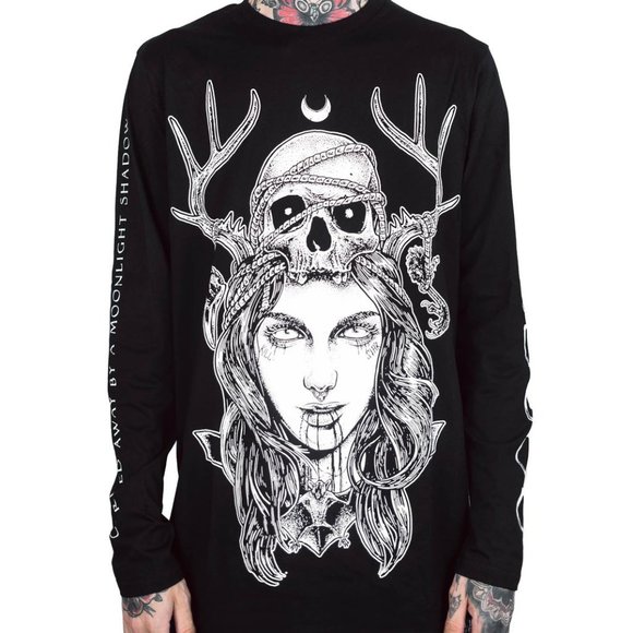 🌙 Moon Magic Long Sleeve Top XS - Picture 1 of 3
